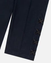 Crisscrossed Pants (Navy)