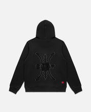 Cut Out Logo Hoodie (Black)