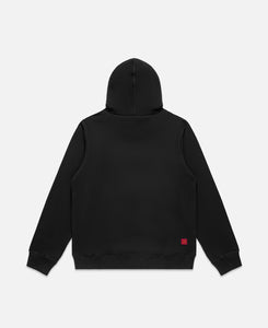 Cut Out Logo Hoodie (Black)