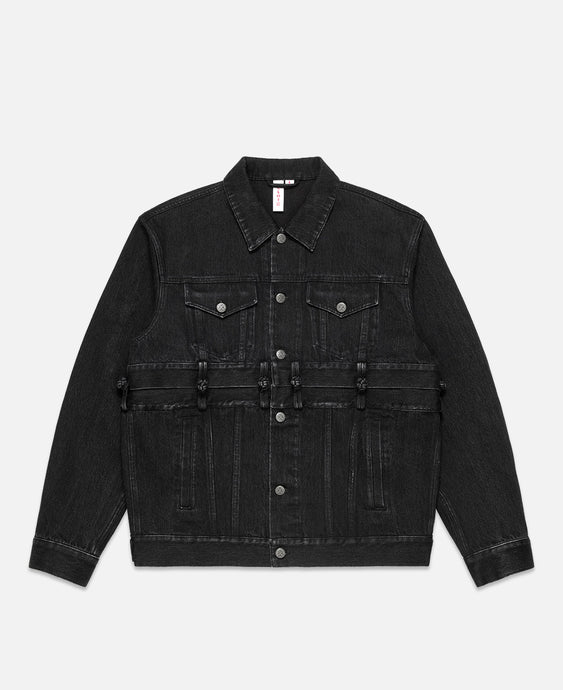 Detachable Denim Jacket (Black)