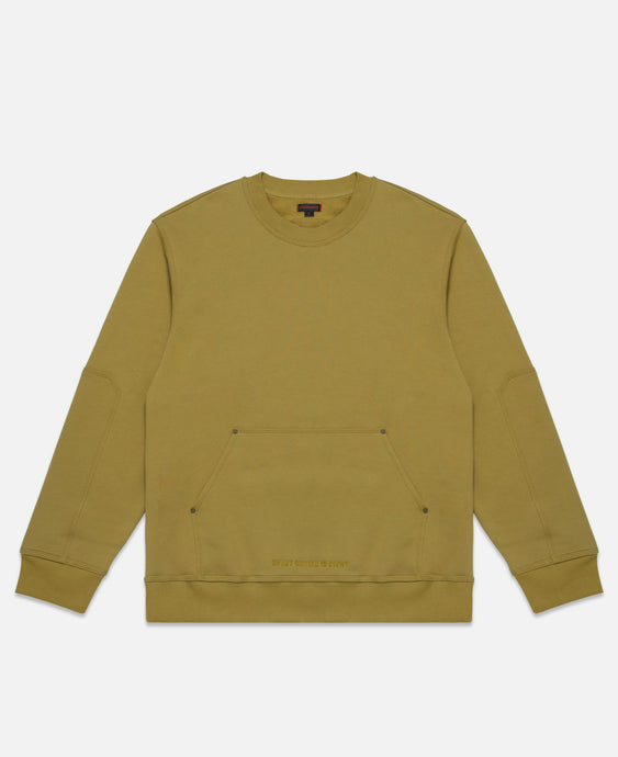 Elbow Patch Crewneck (Beige)