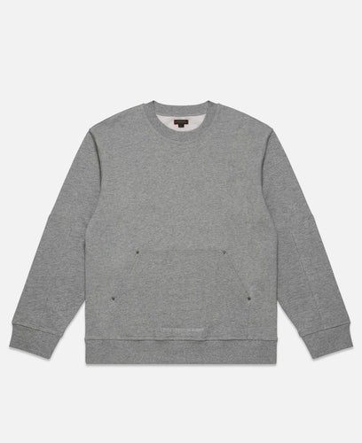 Elbow Patch Crewneck (Grey)