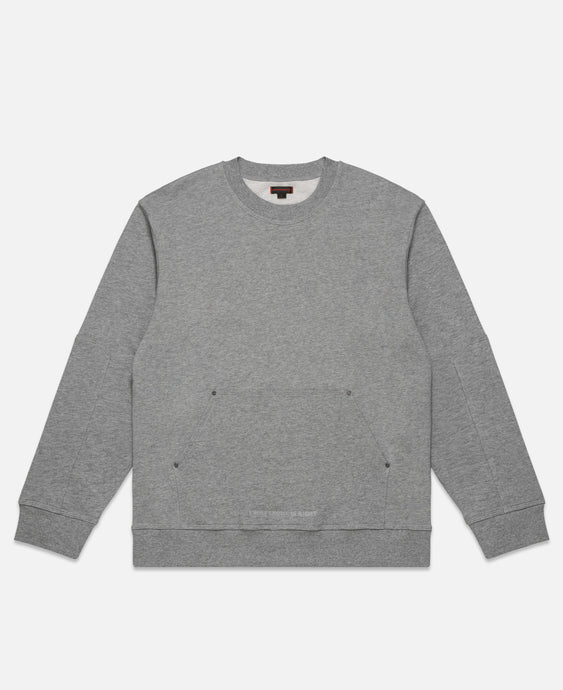 Elbow Patch Crewneck (Grey)