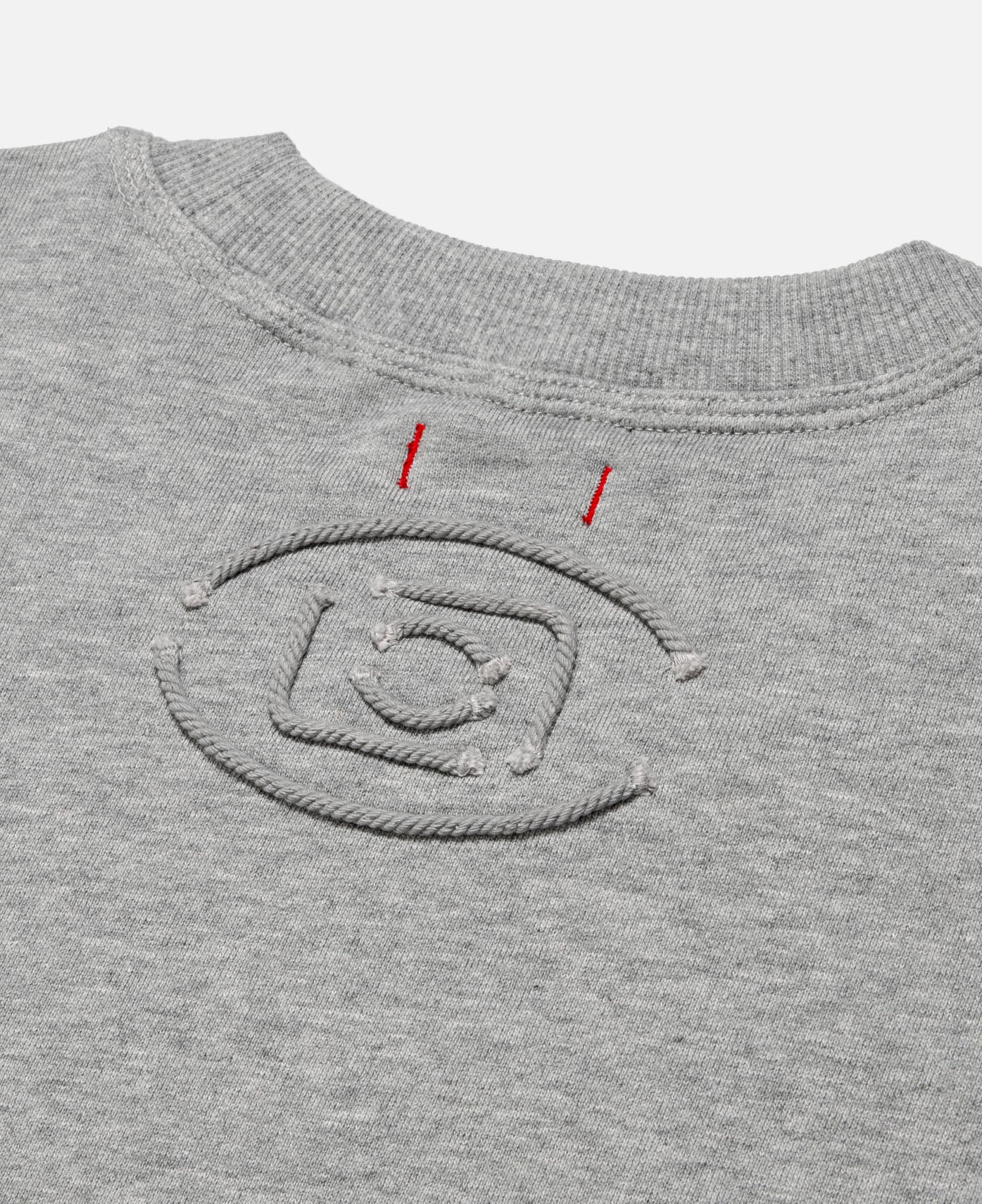 Elbow Patch Crewneck (Grey)