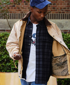 Flannel Shirt (Navy)