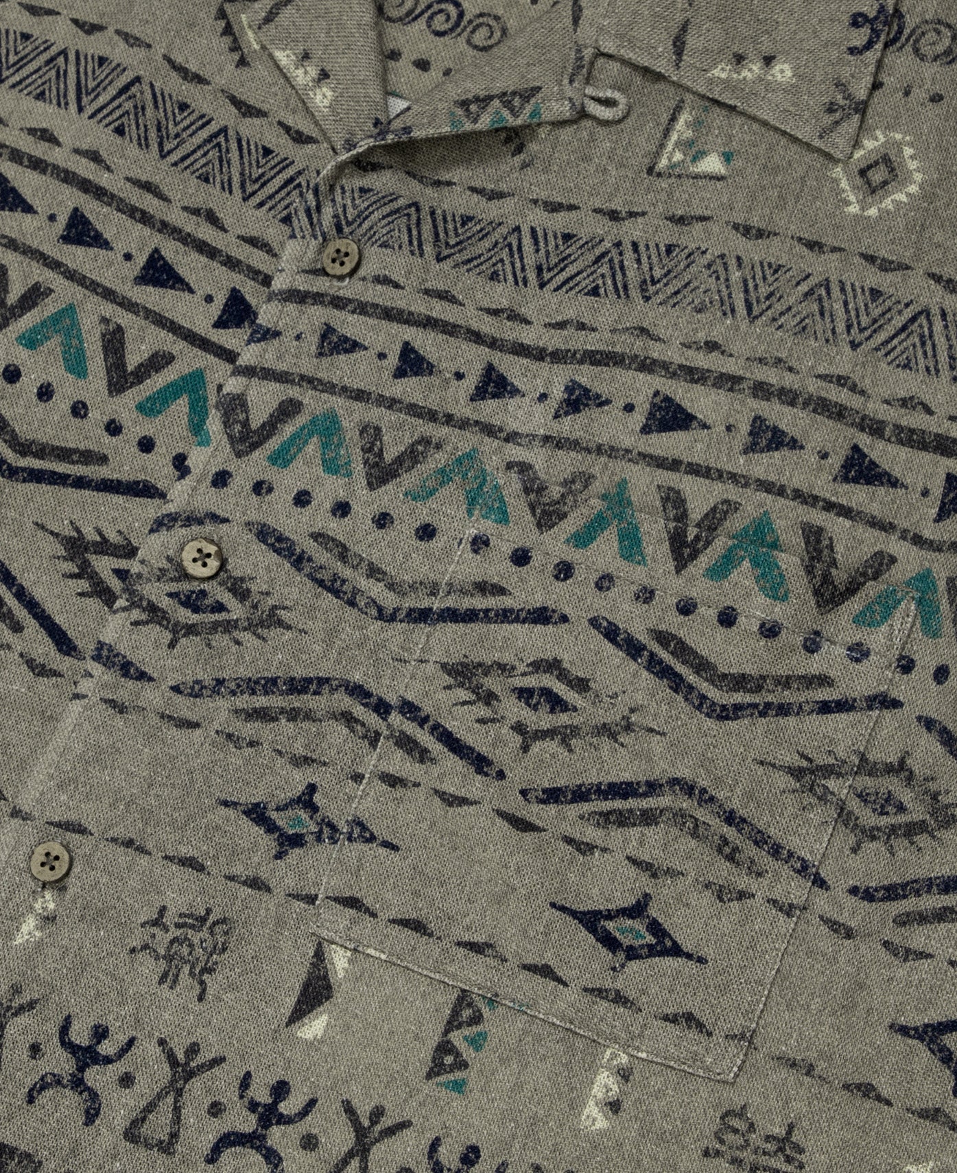 Hawaiian Tribal Shirt (Beige)