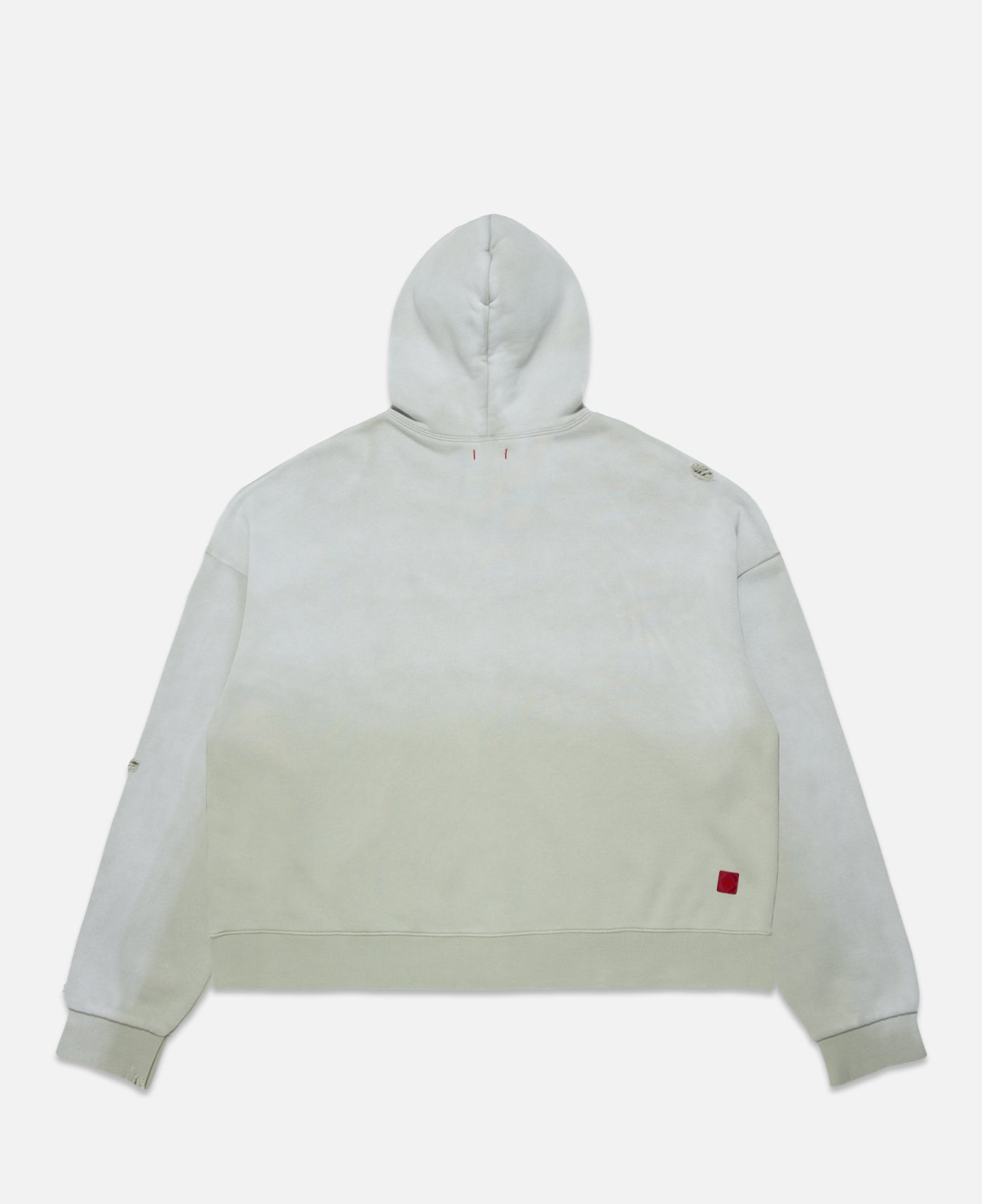 Heavy Washed Zip Up Hoodie (Green)