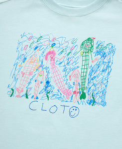 Kids Alaia's Mermaid T-Shirt (Light Blue)