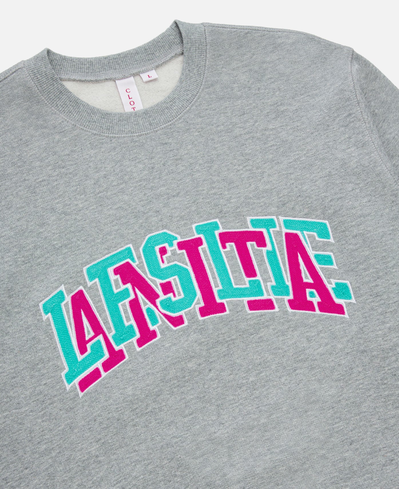 Leslie Anita College Sweatshirt (Grey)