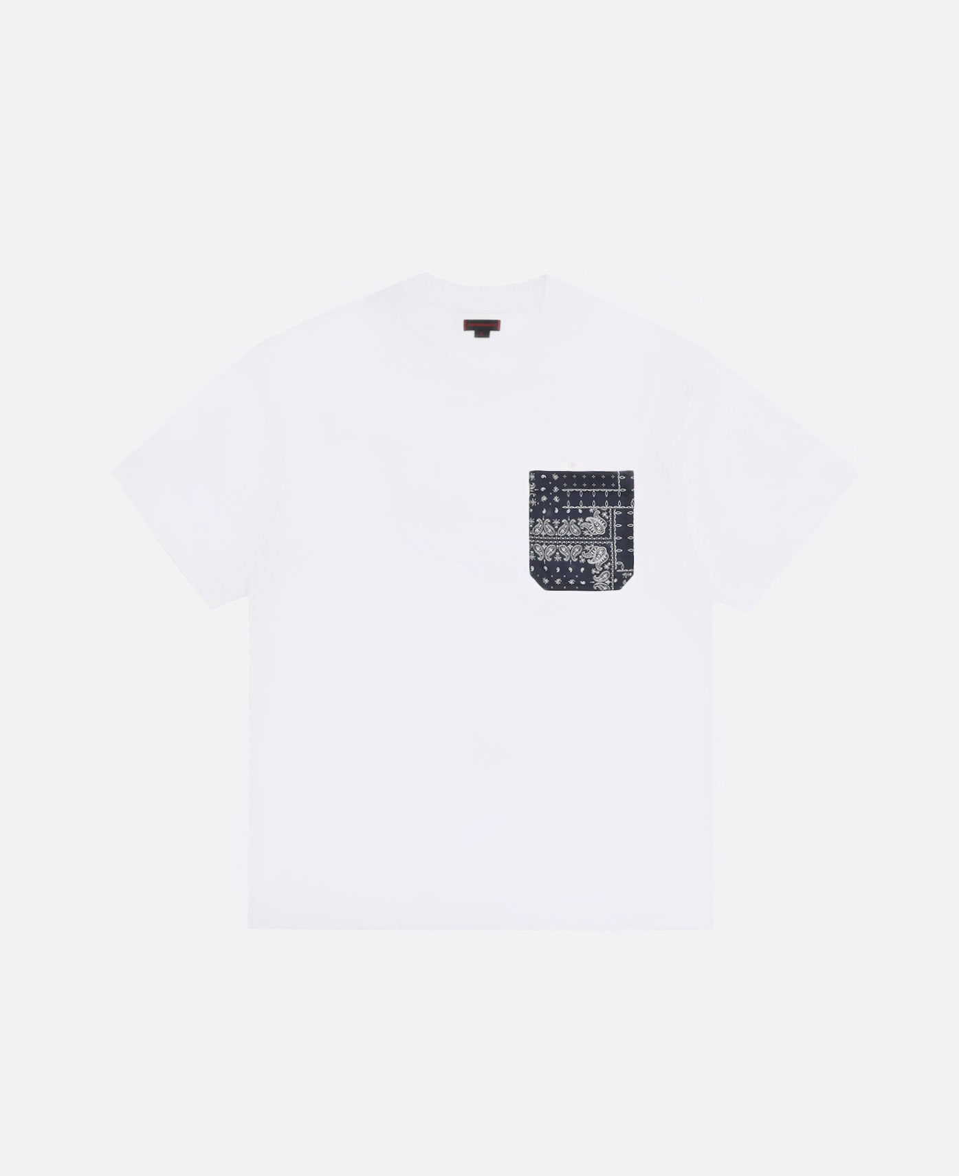 Paisley Pocket T-Shirt (White)