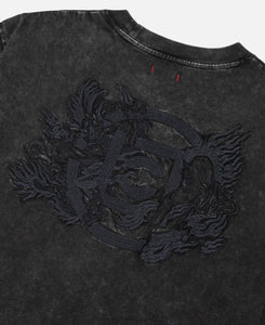 Path Never Taken Heavy Washed T-Shirt (Black)