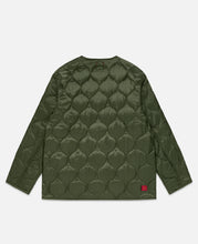 Quilted Chinese Jacket (Olive)