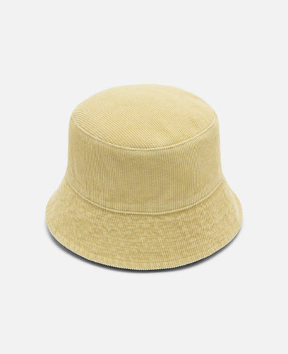 Reversible Corduroy Bucket Hat (Beige)