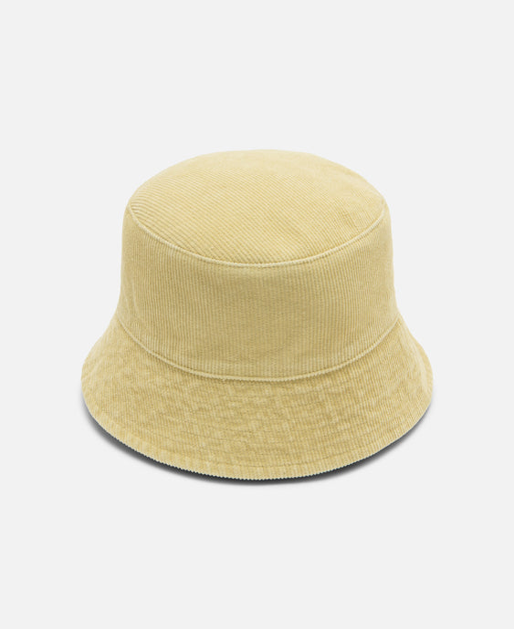 Reversible Corduroy Bucket Hat (Beige)