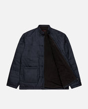 Silk Padded Chinese Jacket (Navy)