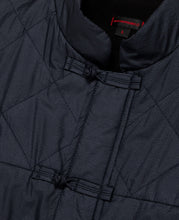 Silk Padded Chinese Jacket (Navy)