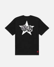 Star Print "Every Choice Is Right" T-Shirt (Black)