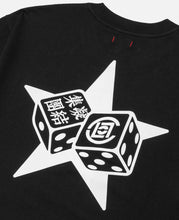 Star Print "Every Choice Is Right" T-Shirt (Black)