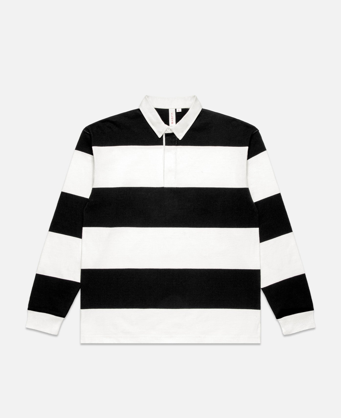 Striped Rugby Shirt (Black)