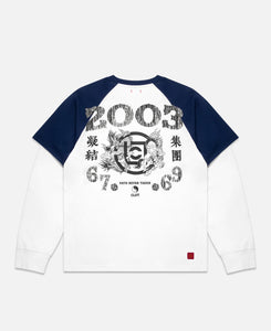 Vintage ''03'' Raglan T-Shirt (White)
