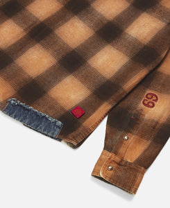 Vintage Washed Shirt (Orange)