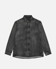 Washed Chinese Shirt (Black)