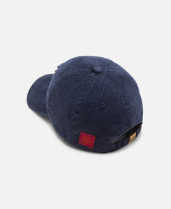 Washed Corduroy Cap (Navy)