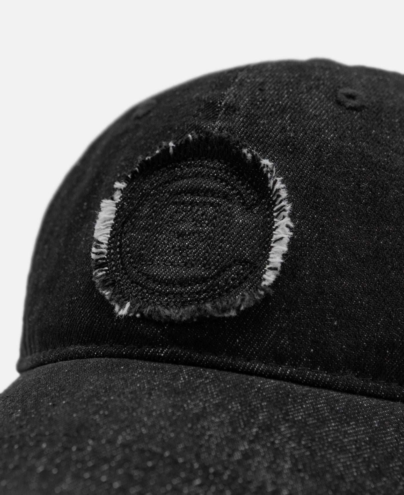 Washed Denim Cap (Black)