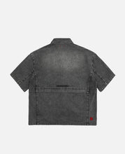 Washed Oversize Shirt (Grey)