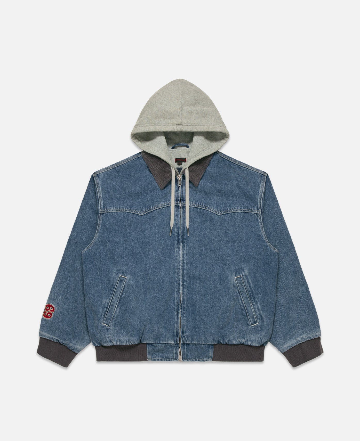 Worker Hooded Jacket (Blue)