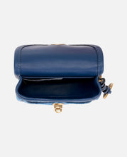 Coach Clot Saddle Pouch In Maxi Signature Denim (Indigo)