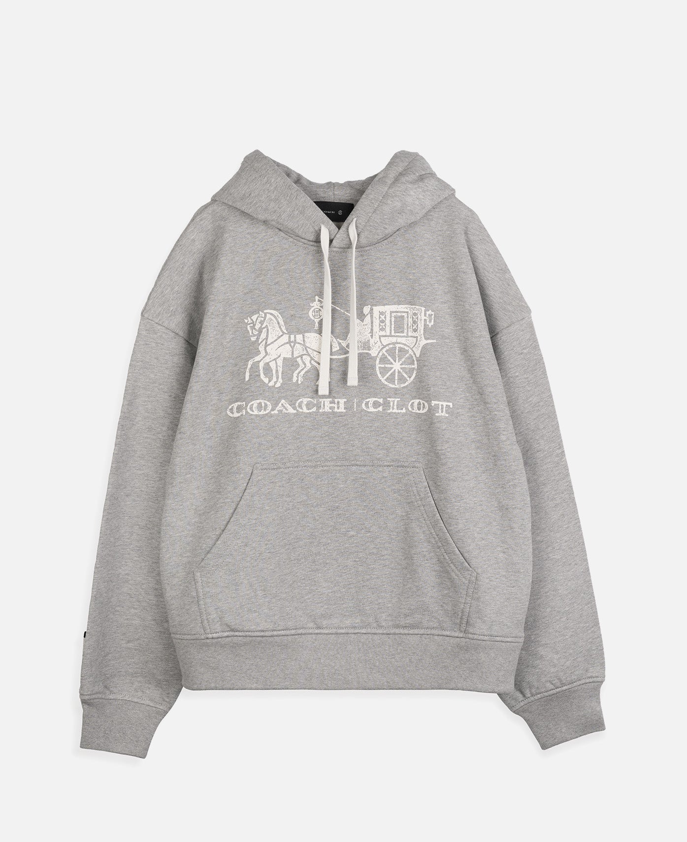 Coach Clot Horse And Carriage Relaxed Hoodie (Grey)