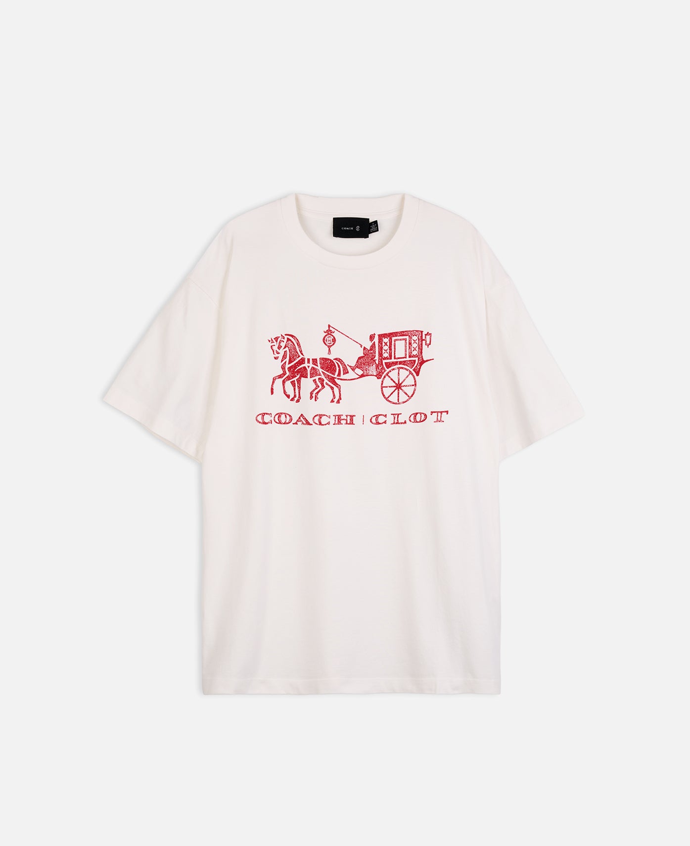 Coach Clot Horse And Carriage Relaxed T-Shirt (White)