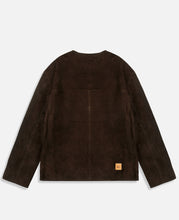Coach Clot Suede Jacket (Brown)