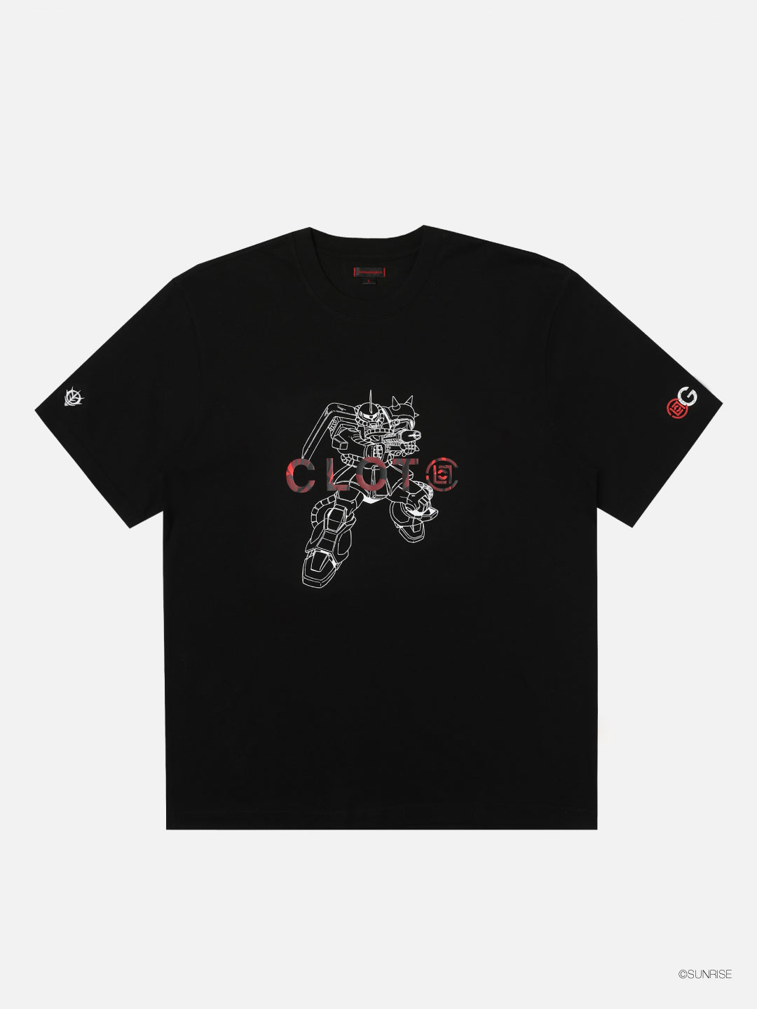 MS-06-S Zaku II Ver.Alienegra T-Shirt (Black) - Regional Exclusive