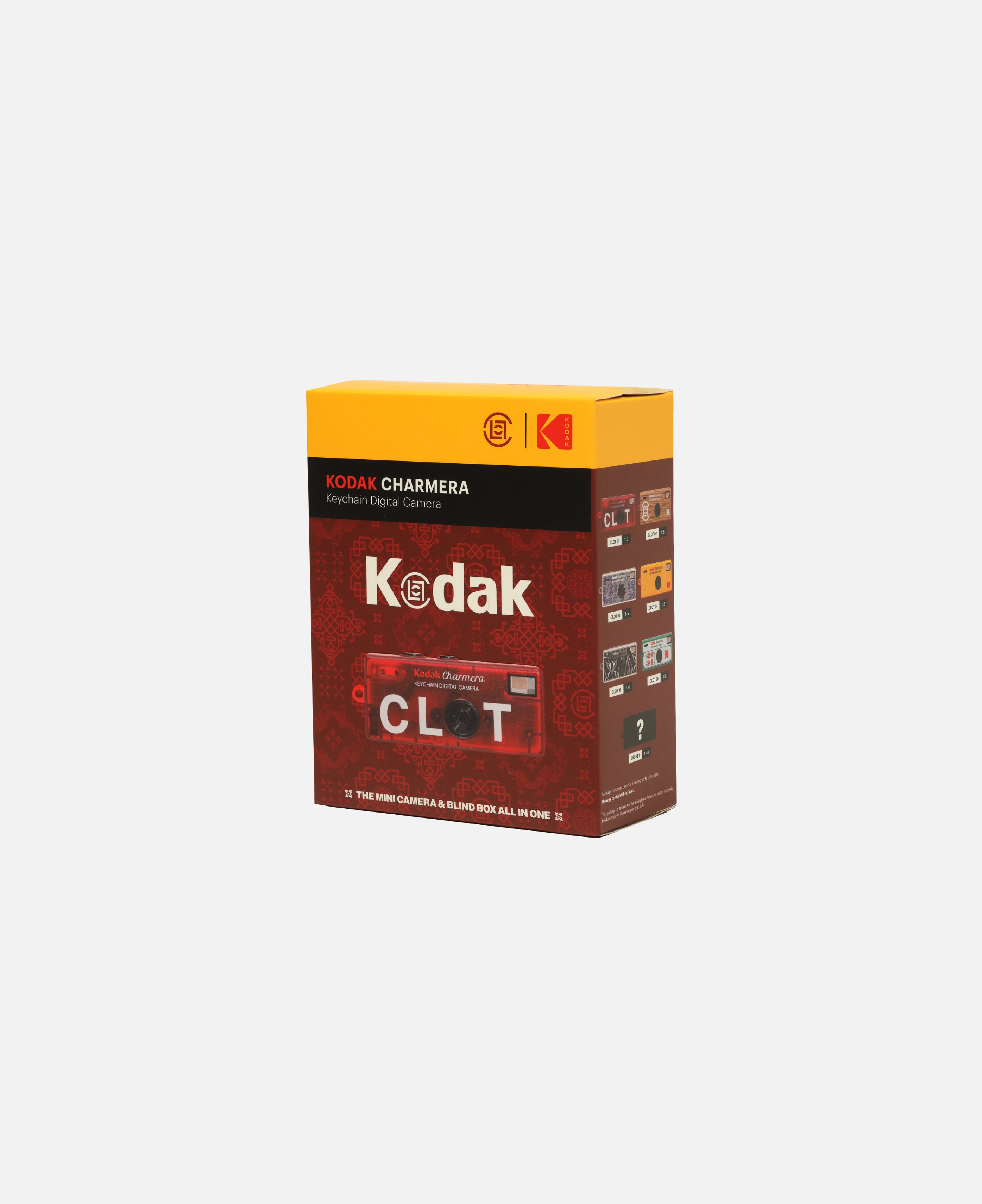 CLOT X KODAK Charmera Keychain Digital Camera Blind Box (Single Box) (Random) (Multi)
