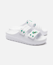 Serve Strap Slippers (White)