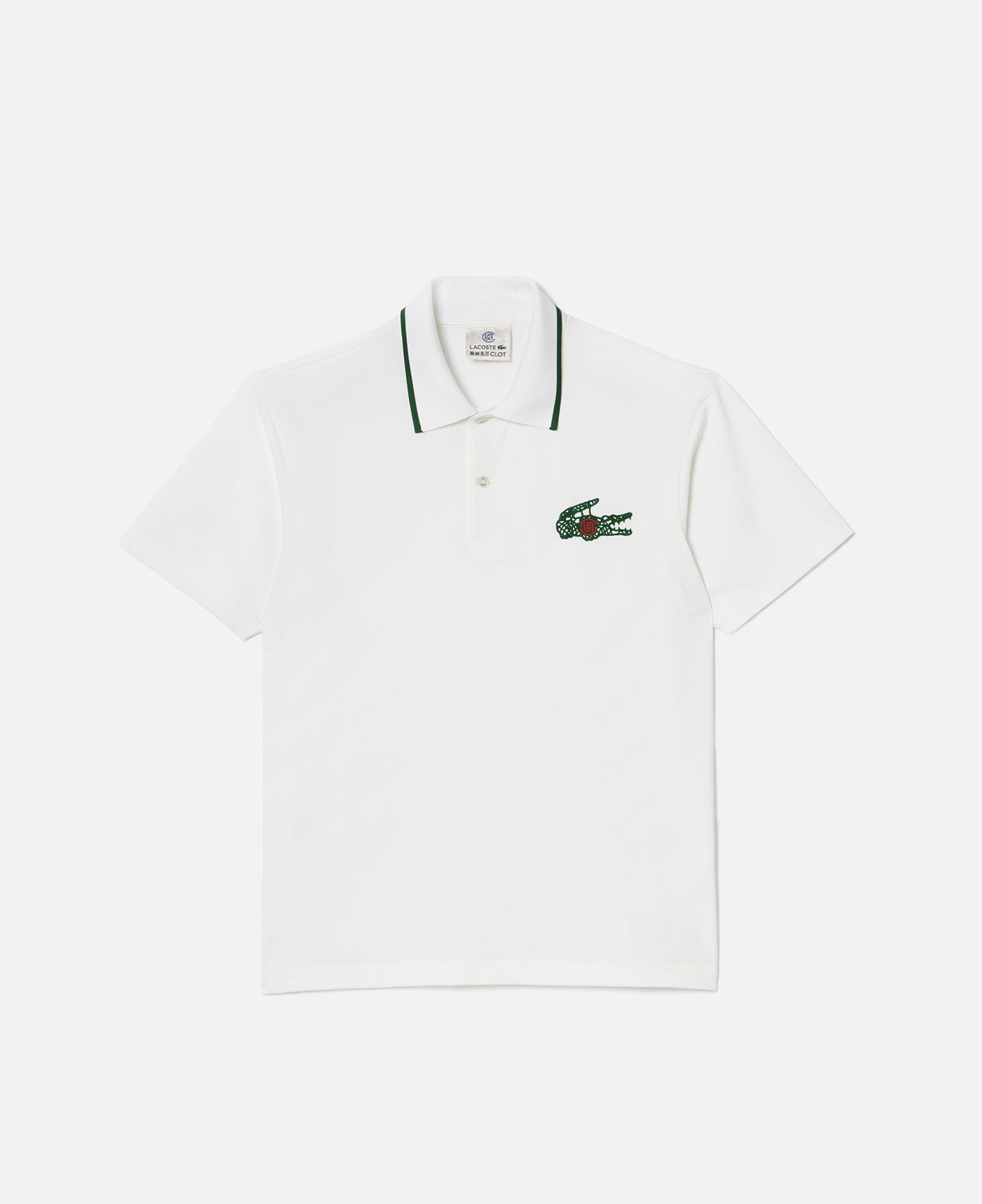 CLOT X LACOSTE - Ultra Dry Jersey Polo Shirt (White) – JUICESTORE