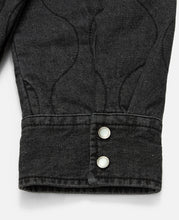 Padded Western Shirt (Black)