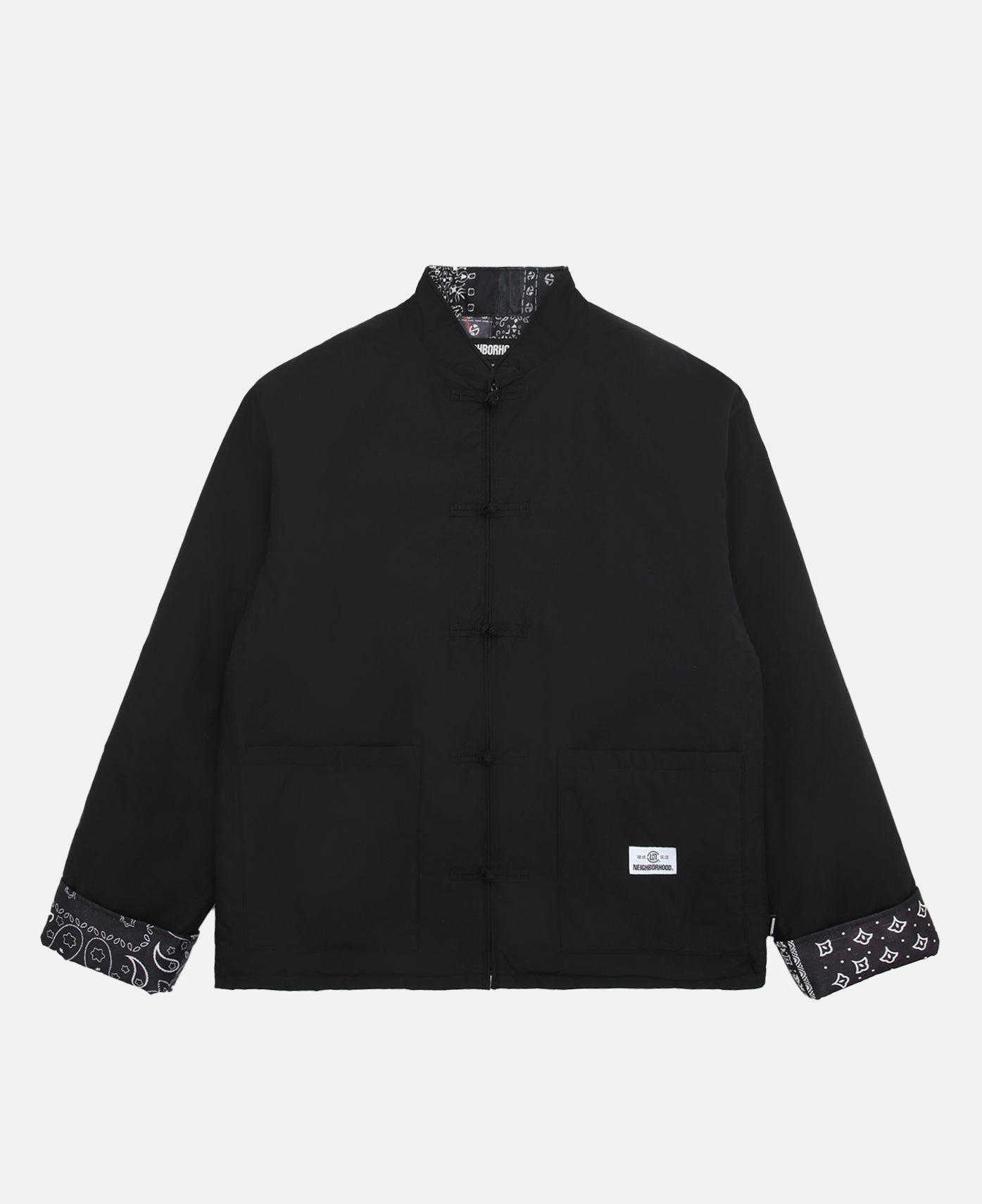 Reversible Kung Fu Jacket (Black)
