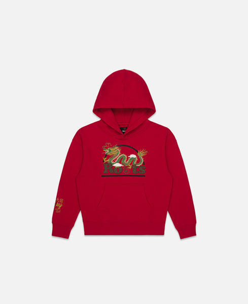 Gucci red dragon discount hoodie