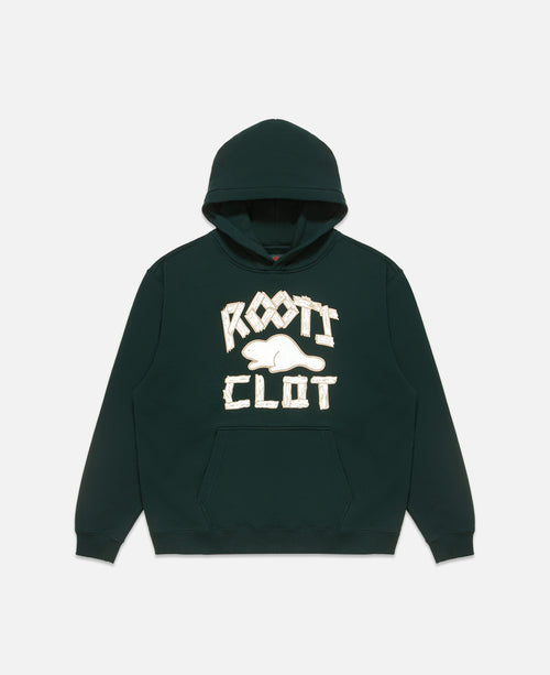 Clot Black and Yellow Colorblock Hoodie CLOT