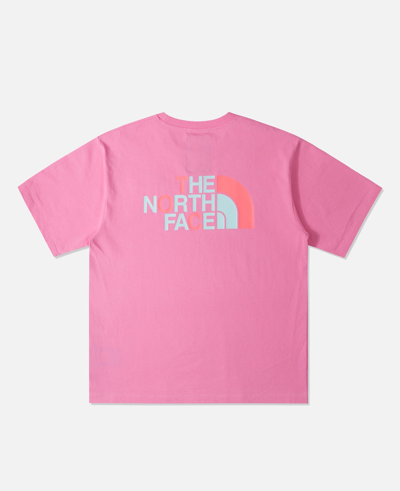 Pink north sale face t shirt