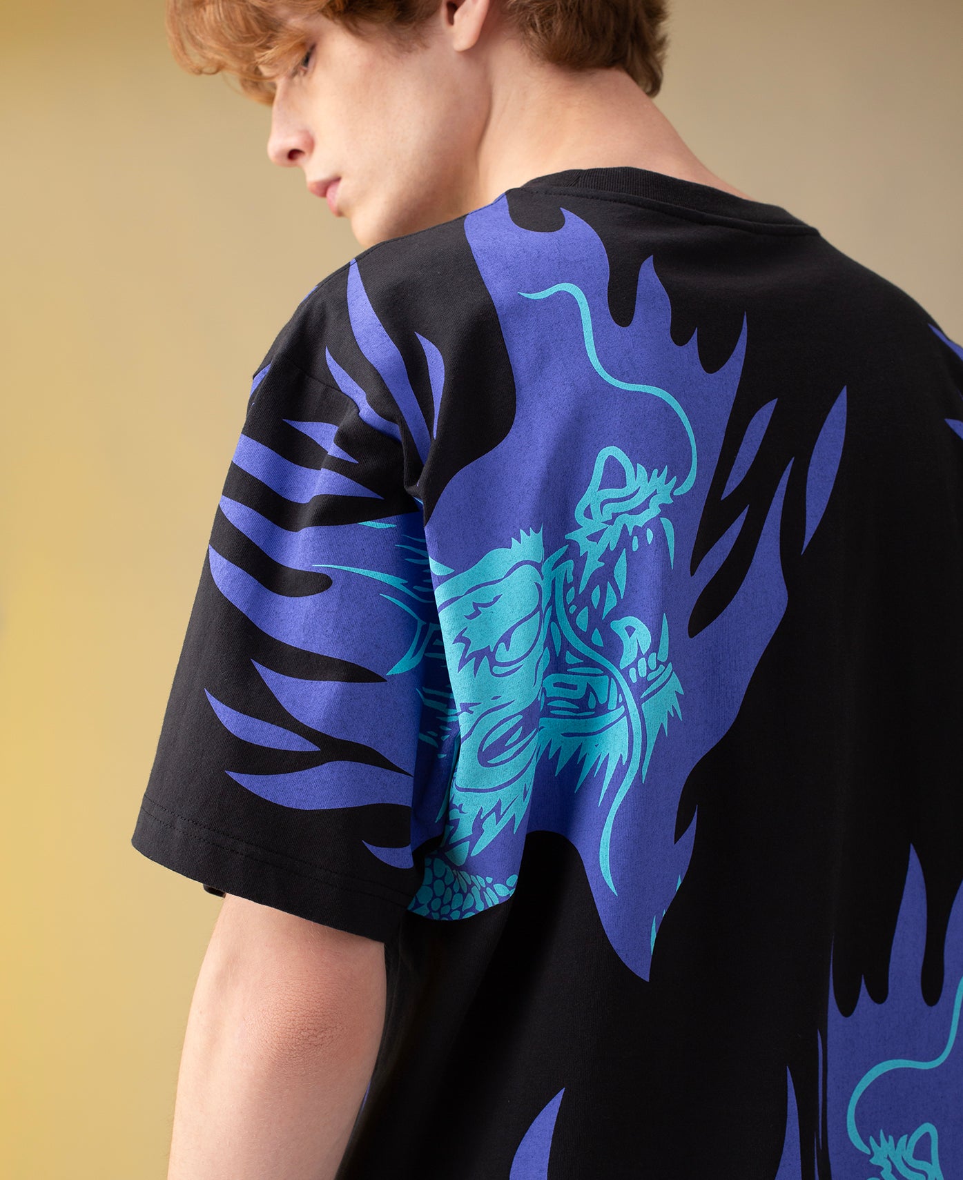 CLOTTEE - Burning Dragon T-Shirt – JUICESTORE
