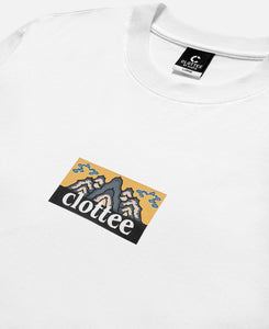 Boxy Print L/S T-Shirt (White)