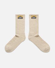 Jacquard Label Socks (Olive & Khaki)