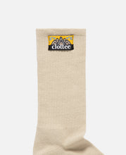 Jacquard Label Socks (Olive & Khaki)