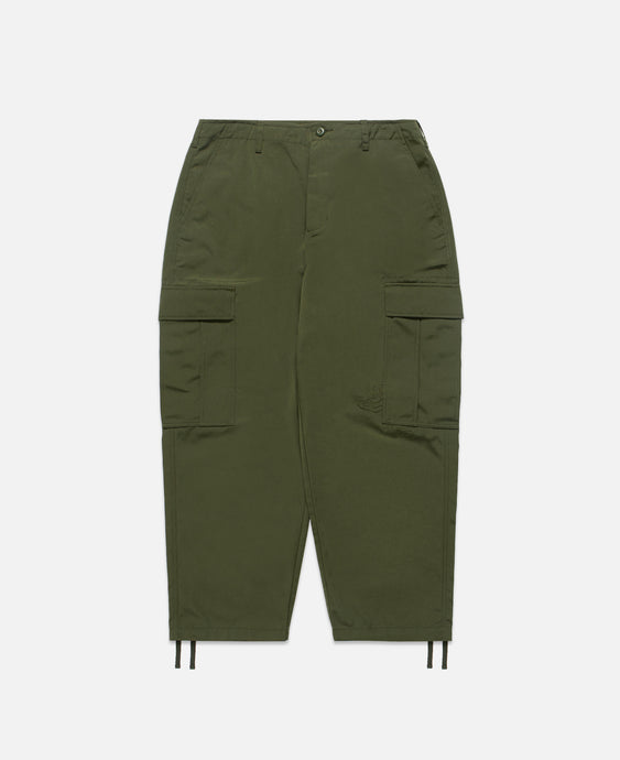 Loose Fit Chino With Cargo Pocket (Olive)