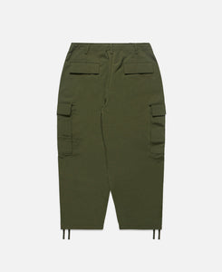 Loose Fit Chino With Cargo Pocket (Olive)