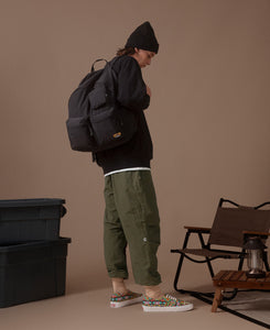 Nylon Backpack (Black)